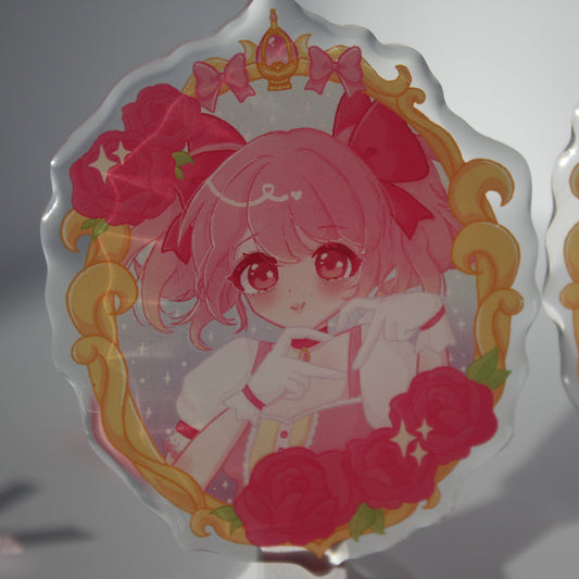 Madoka and Homura , Madoka Magica - BIG Acrylic Pin