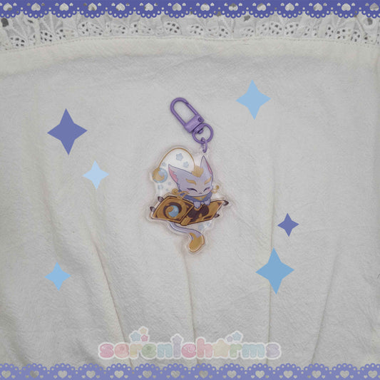 Yuumi The Magical Cat , League of Legends - Epoxy Keycharm