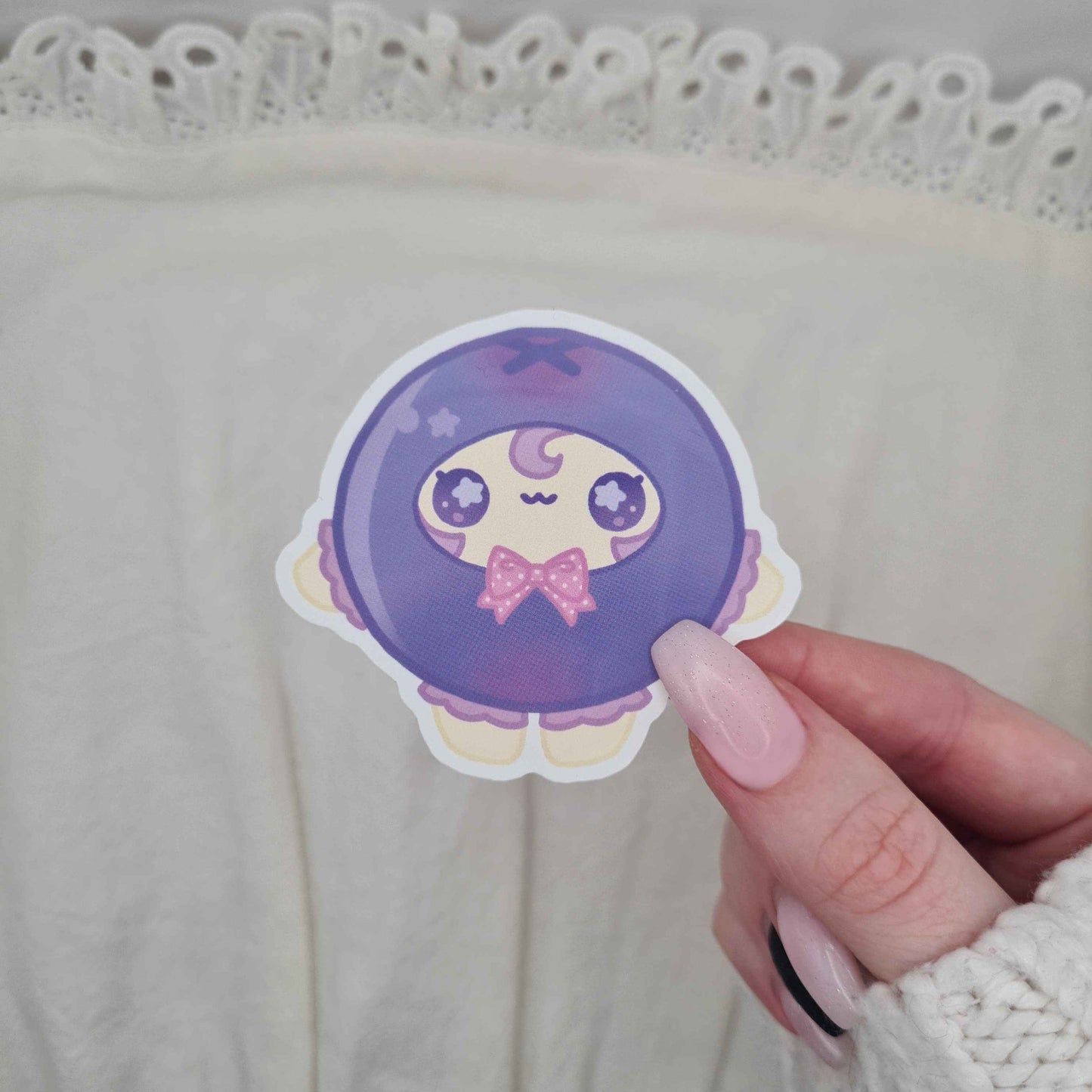 Blueberry Cutie Sticker - Vinyl Stickers