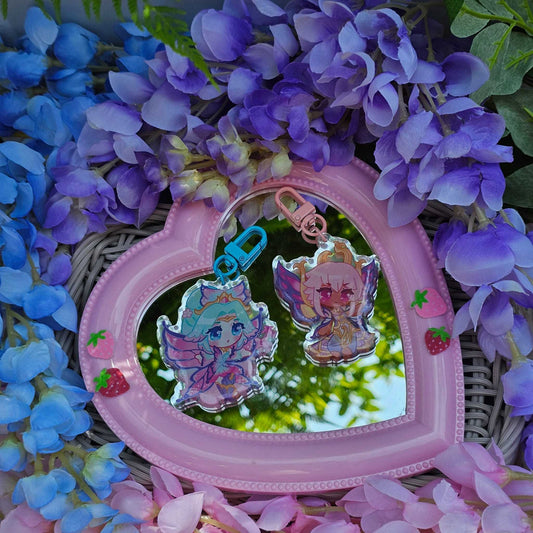 Faerie Court Duo - Acrylic Keycharms