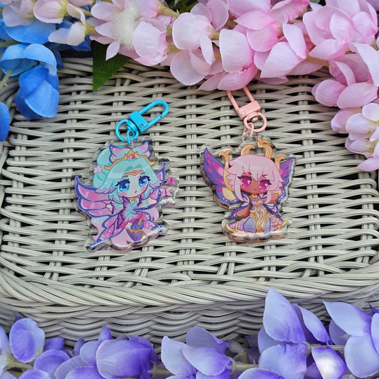 Faerie Court Duo - Acrylic Keycharms
