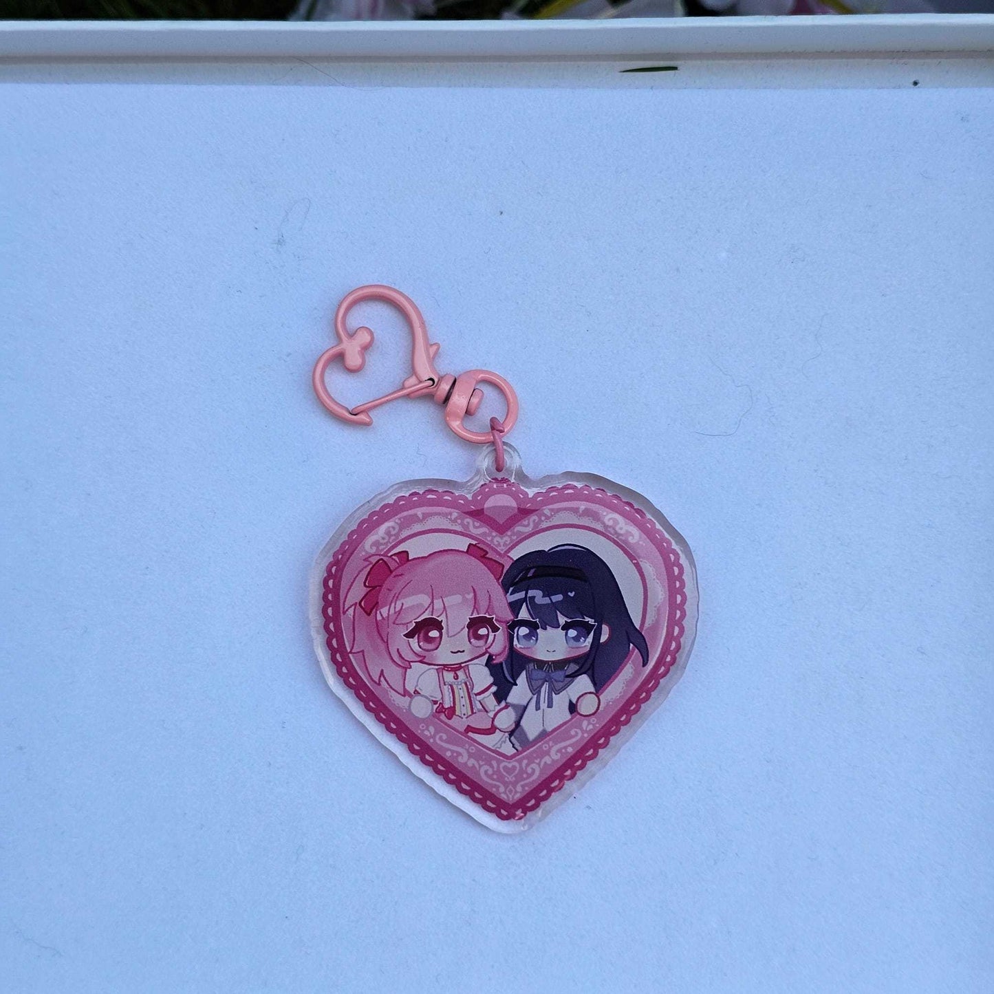 Anime Heart Keycharm Lovers , Madoka Magica, Frieren , Magical Girls - Acrylic Keycharms