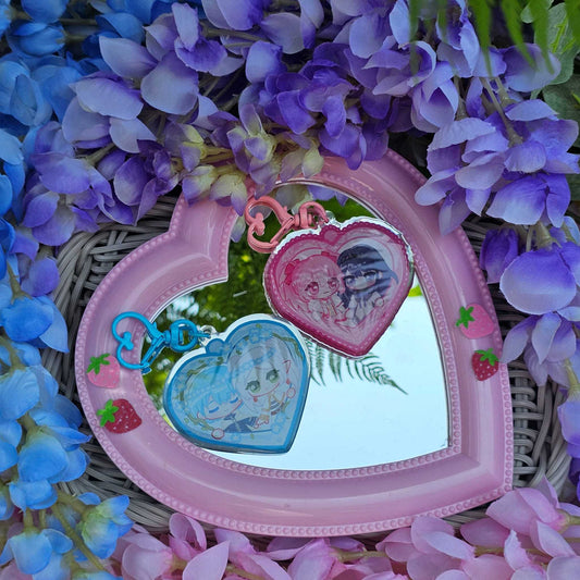Anime Heart Keycharm Lovers , Madoka Magica, Frieren , Magical Girls - Acrylic Keycharms