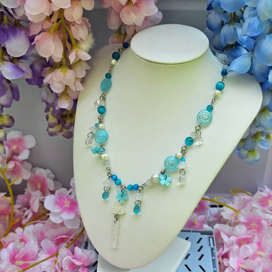 Blue Bunny Whisper - Necklace