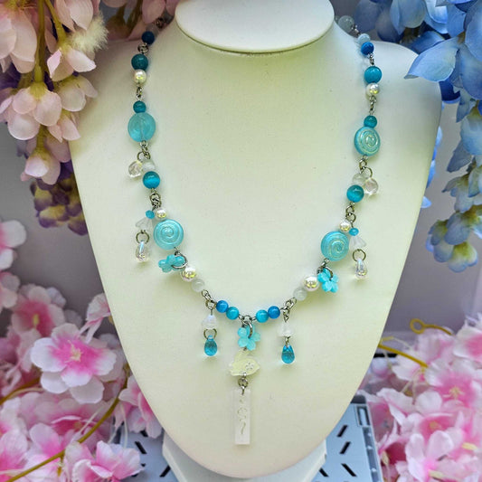 Blue Bunny Whisper - Necklace