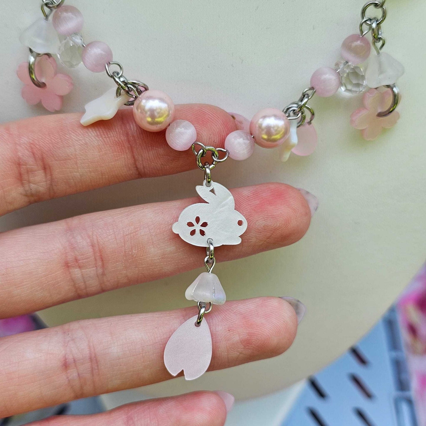 Pink Usagi - Necklace