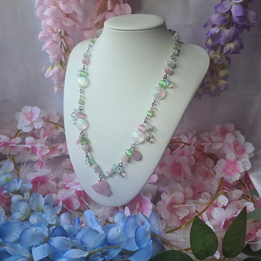 soft bunny petals - Necklace