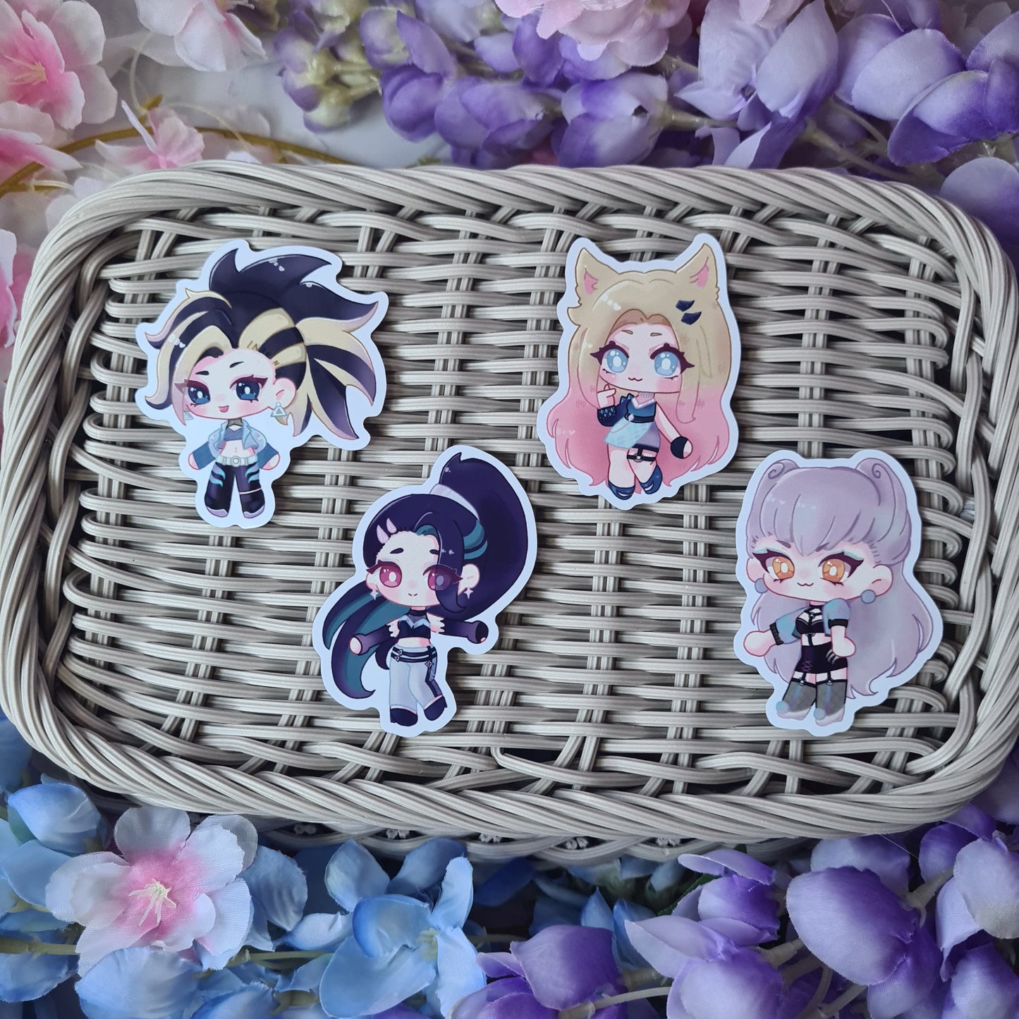 KD/A All Out - Vinyl Stickers , League of Legends