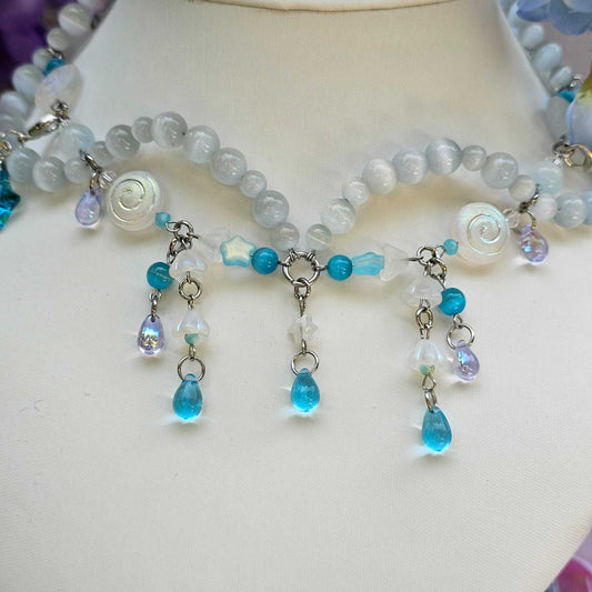 Snowy Sky - Choker Necklace