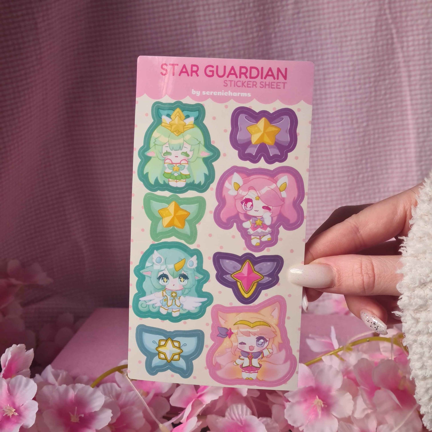 Star Guardian , League of Legends - Vinyl Sticker Sheet
