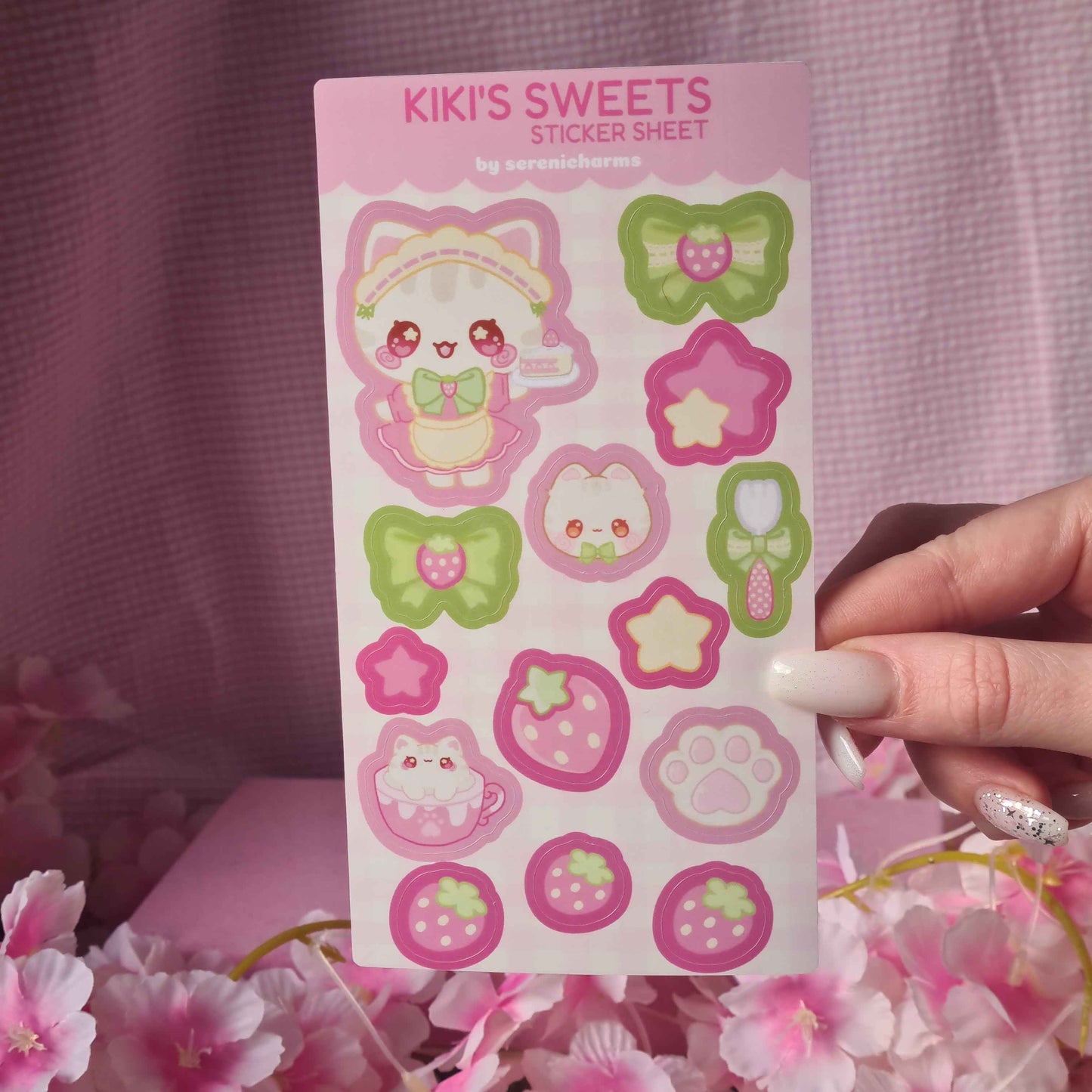 Kiki's Sweets - Vinyl Sticker Sheet
