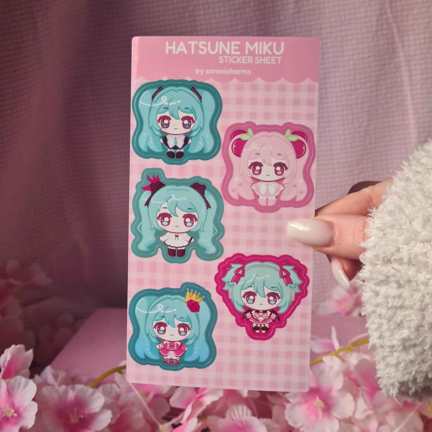 Vocaloid Hatsune Miku - Vinyl Sticker Sheet