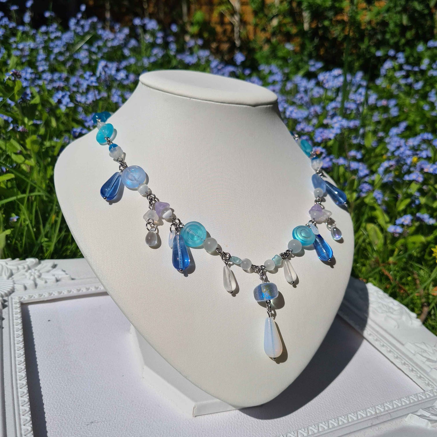 magical lake necklace - handmade necklace