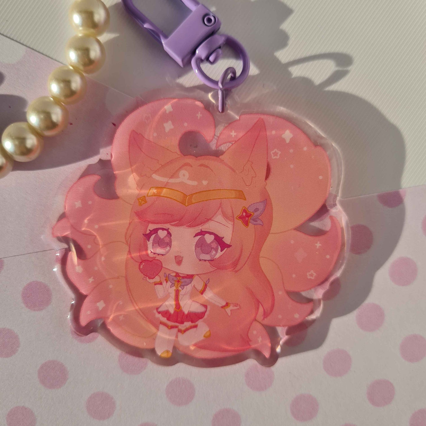Star Guardian Ahri , League of Legends - Acrylic Keycharm