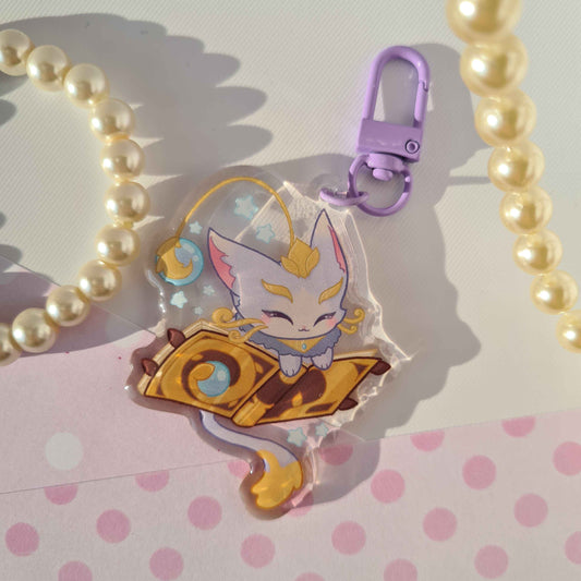 Yuumi The Magical Cat , League of Legends - Acrylic Keycharm