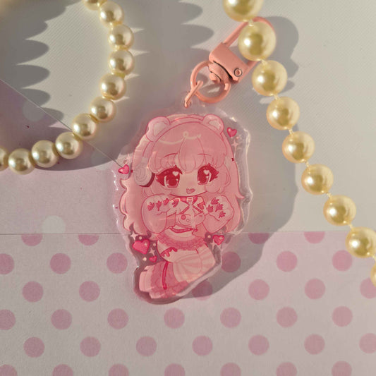 Super Sonico x Gloomy Bear - Acrylic Keycharm