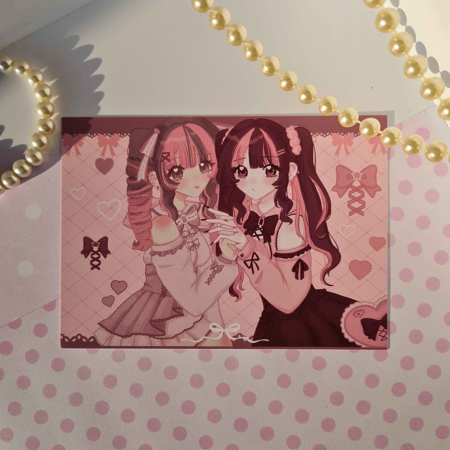 Jirai Kei x Ryousangata , J-Fashion OCs - A6 Art Print