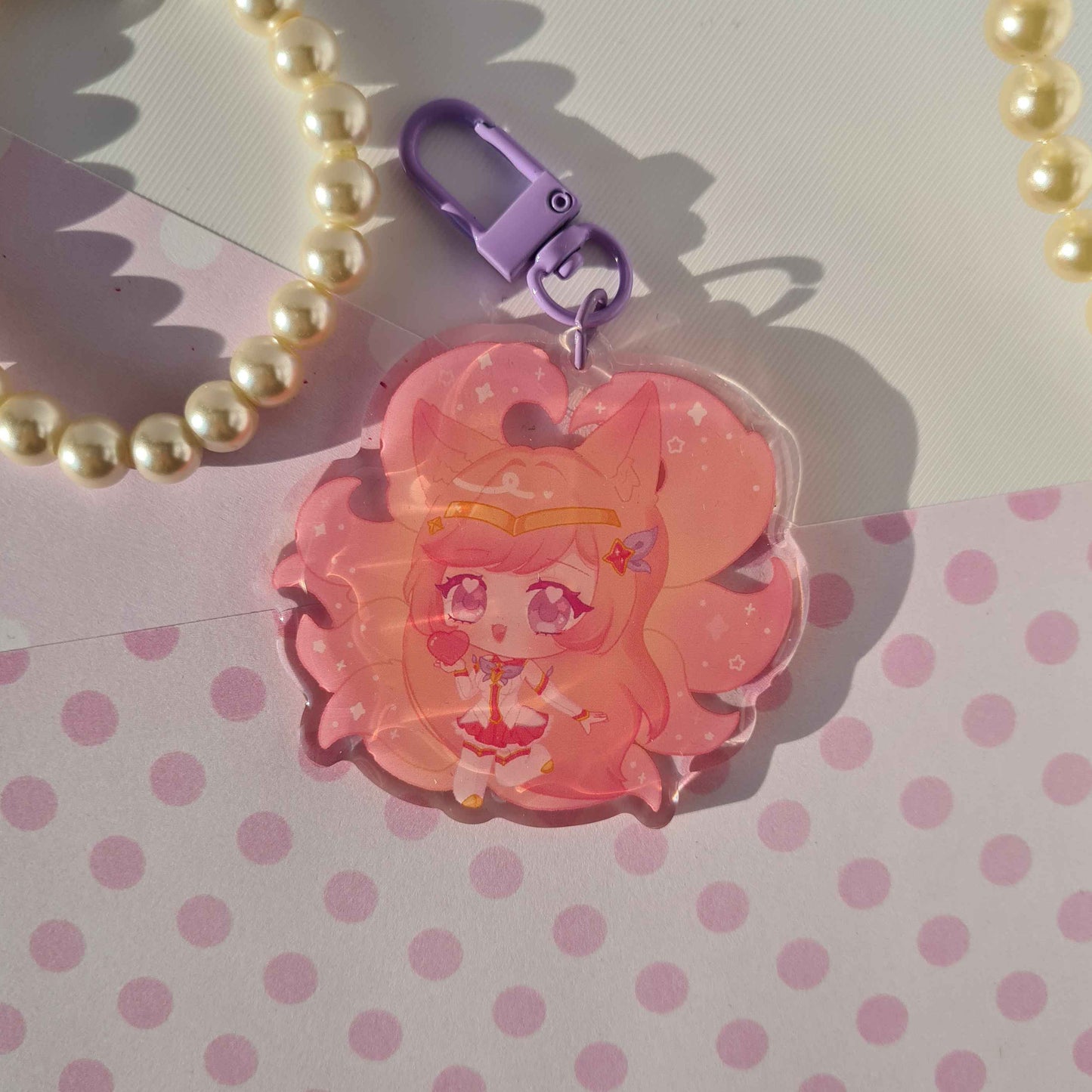 Star Guardian Ahri , League of Legends - Acrylic Keycharm