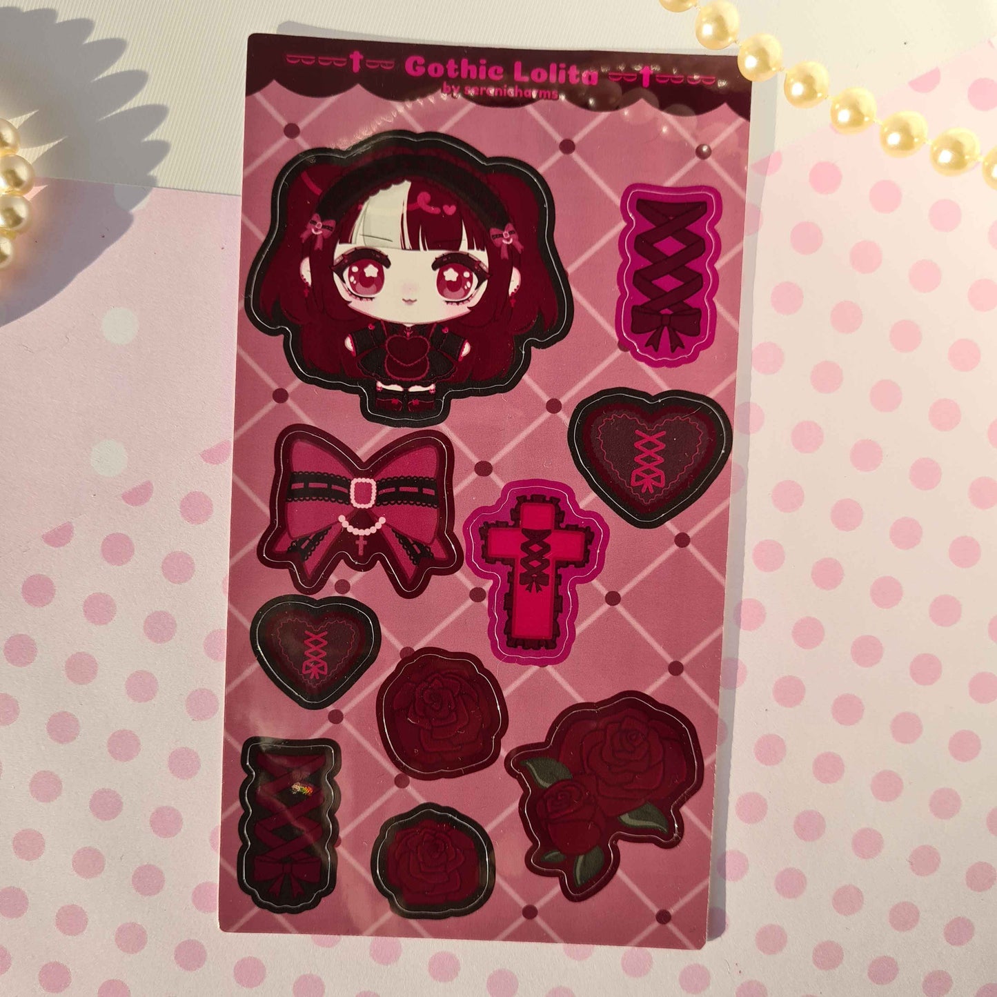 Jirai Kei, Ryousangata, Lolita, Gothic, Gyaru , J-Fashion OCs - Stickersheets