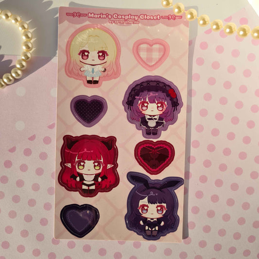 Marin Kitagawa Cosplay Closet , My Dress Up Darling - Stickersheet