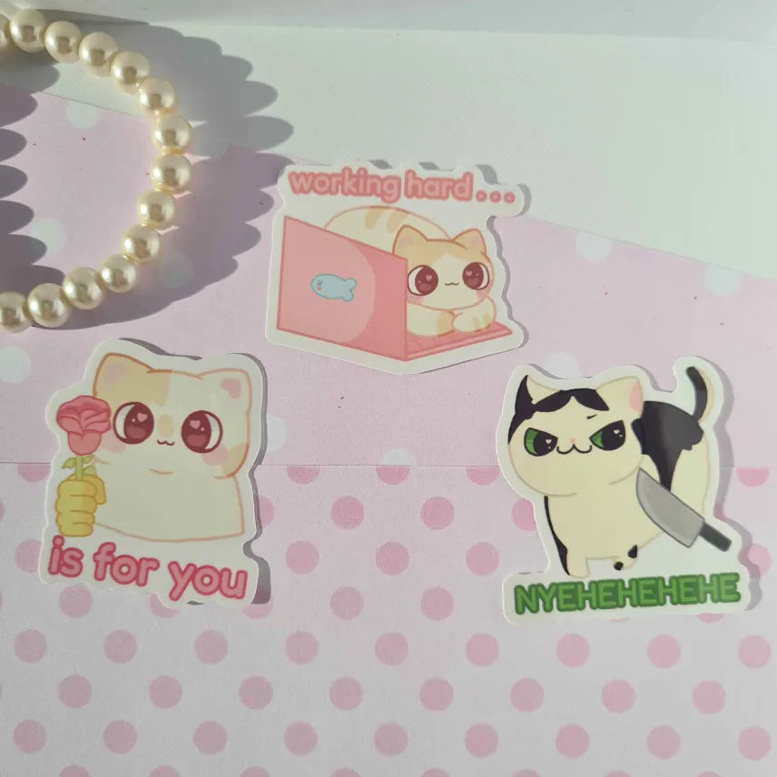 Meme Cats v2 - Stickers