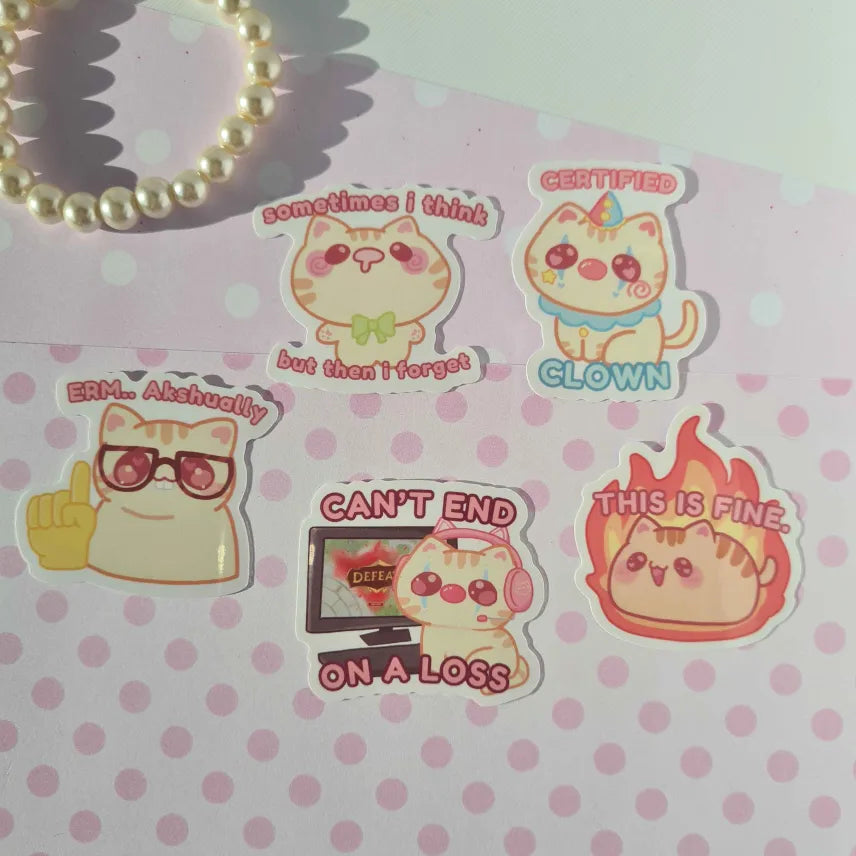 Meme Cats v3 - Stickers