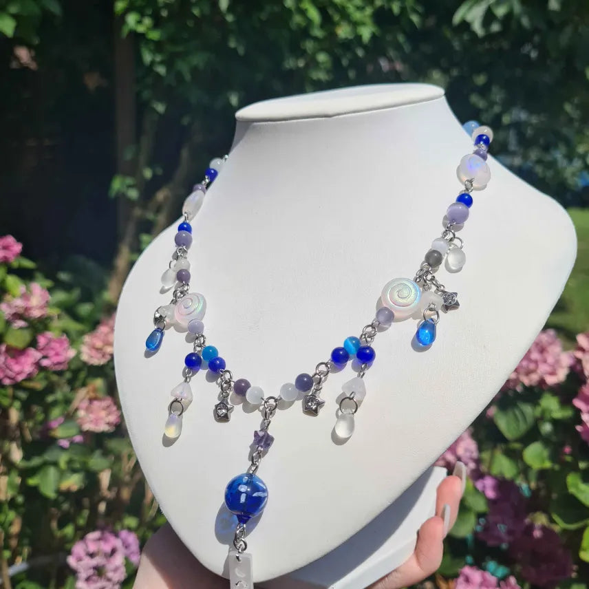 nightskies necklace - handmade necklace