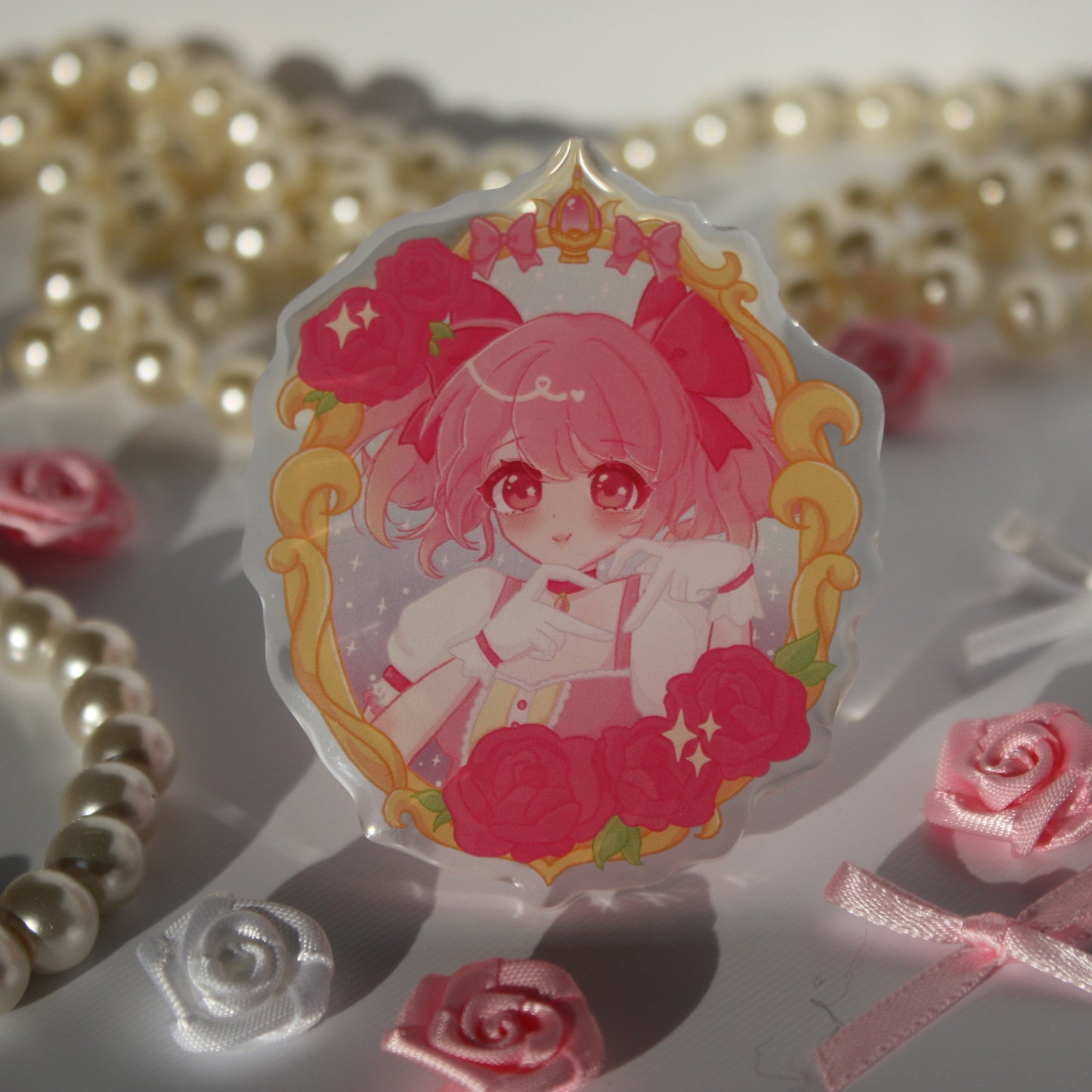 Madoka and Homura , Madoka Magica - BIG Acrylic Pin