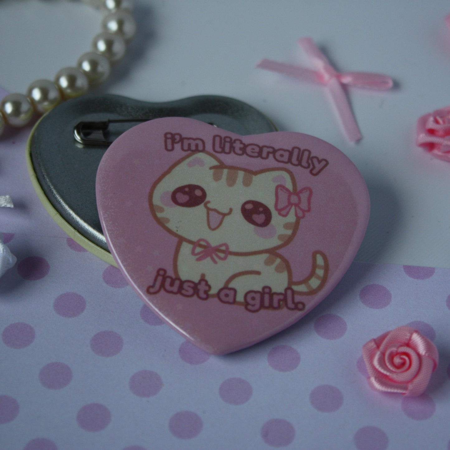 silly cats , Kawaii - Button Badges