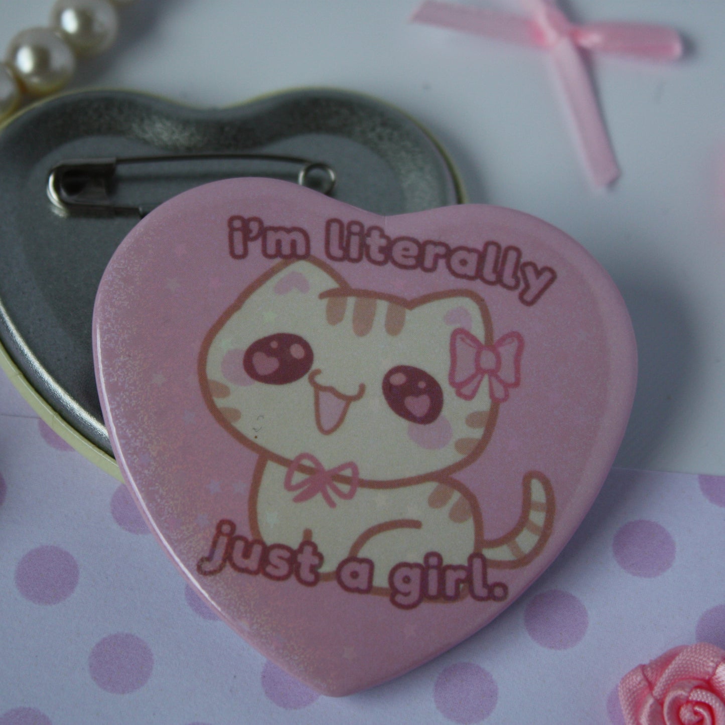 silly cats , Kawaii - Button Badges