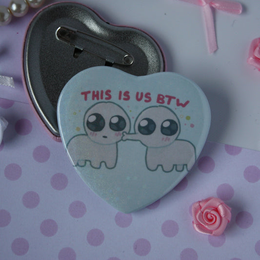 misc silly kawaii chiikawa, autism creature - Button Badges