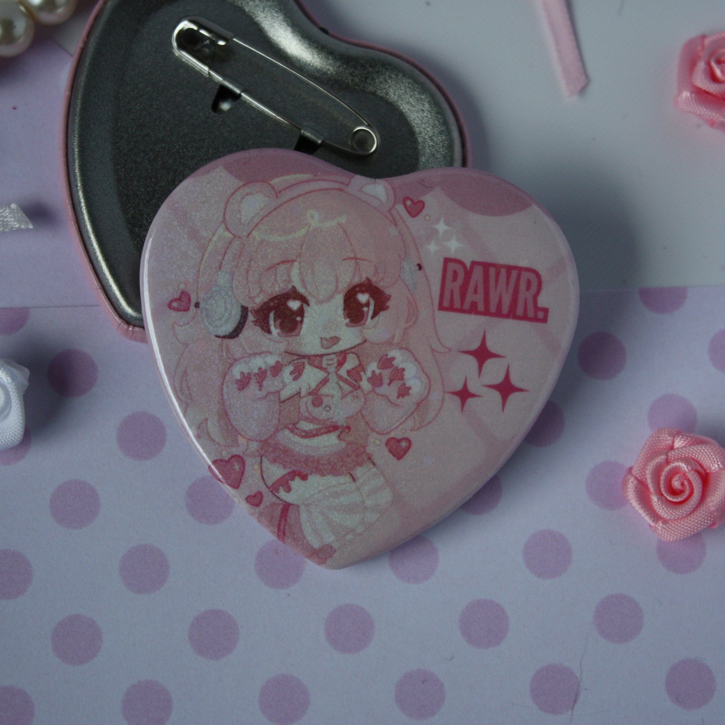 Super Sonico x Gloomy Bear - Button Badge