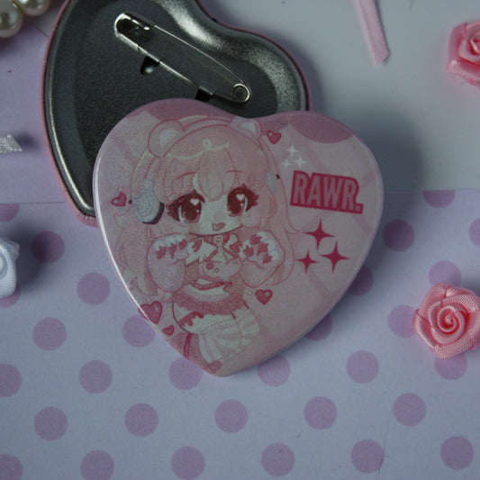 Super Sonico x Gloomy Bear - Button Badge
