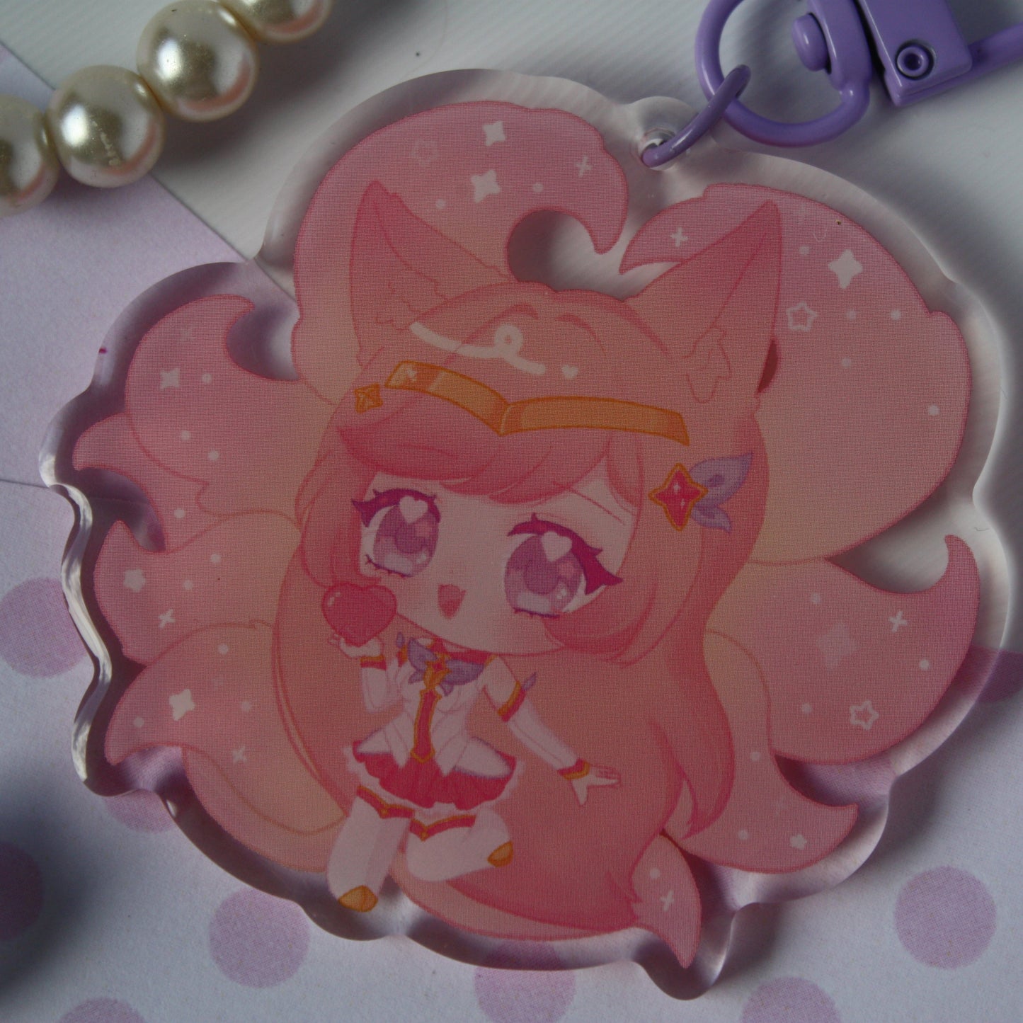 Star Guardian Ahri , League of Legends - Acrylic Keycharm