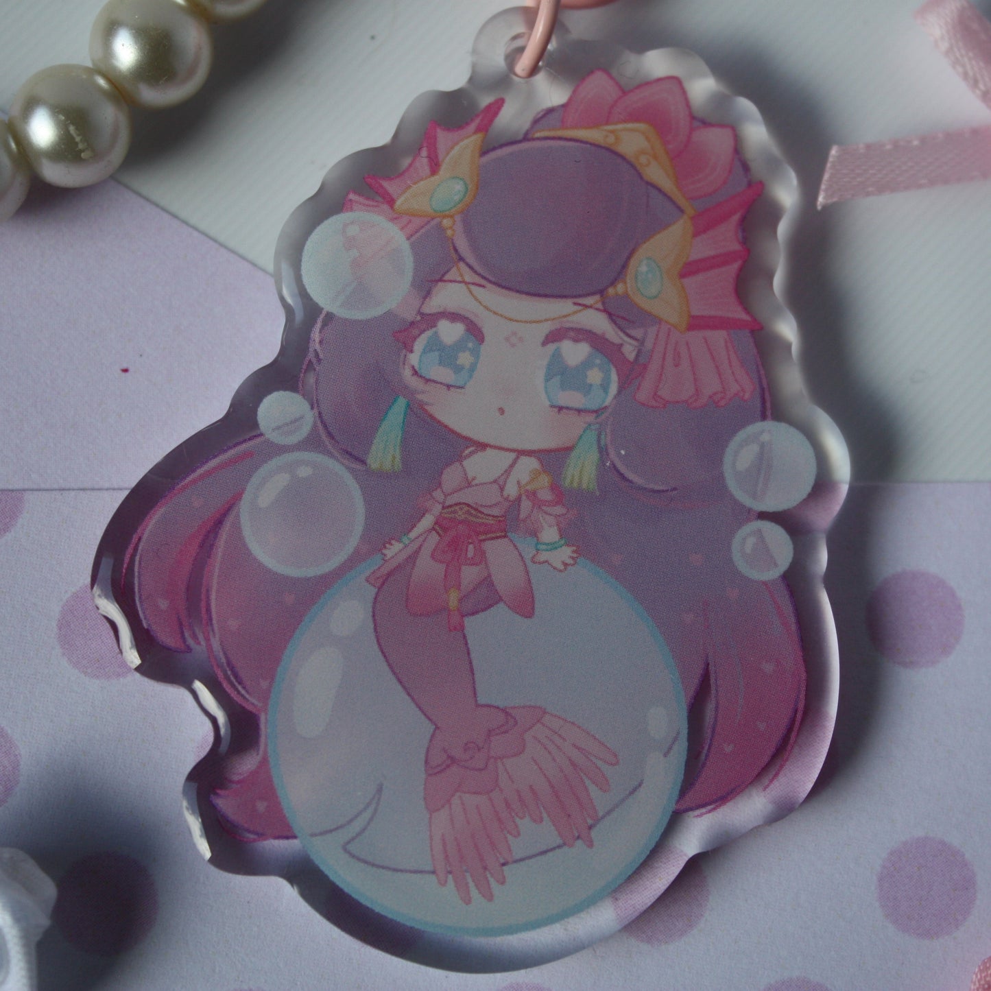 Splendid Staff Nami , League of Legends - Acrylic Keycharm