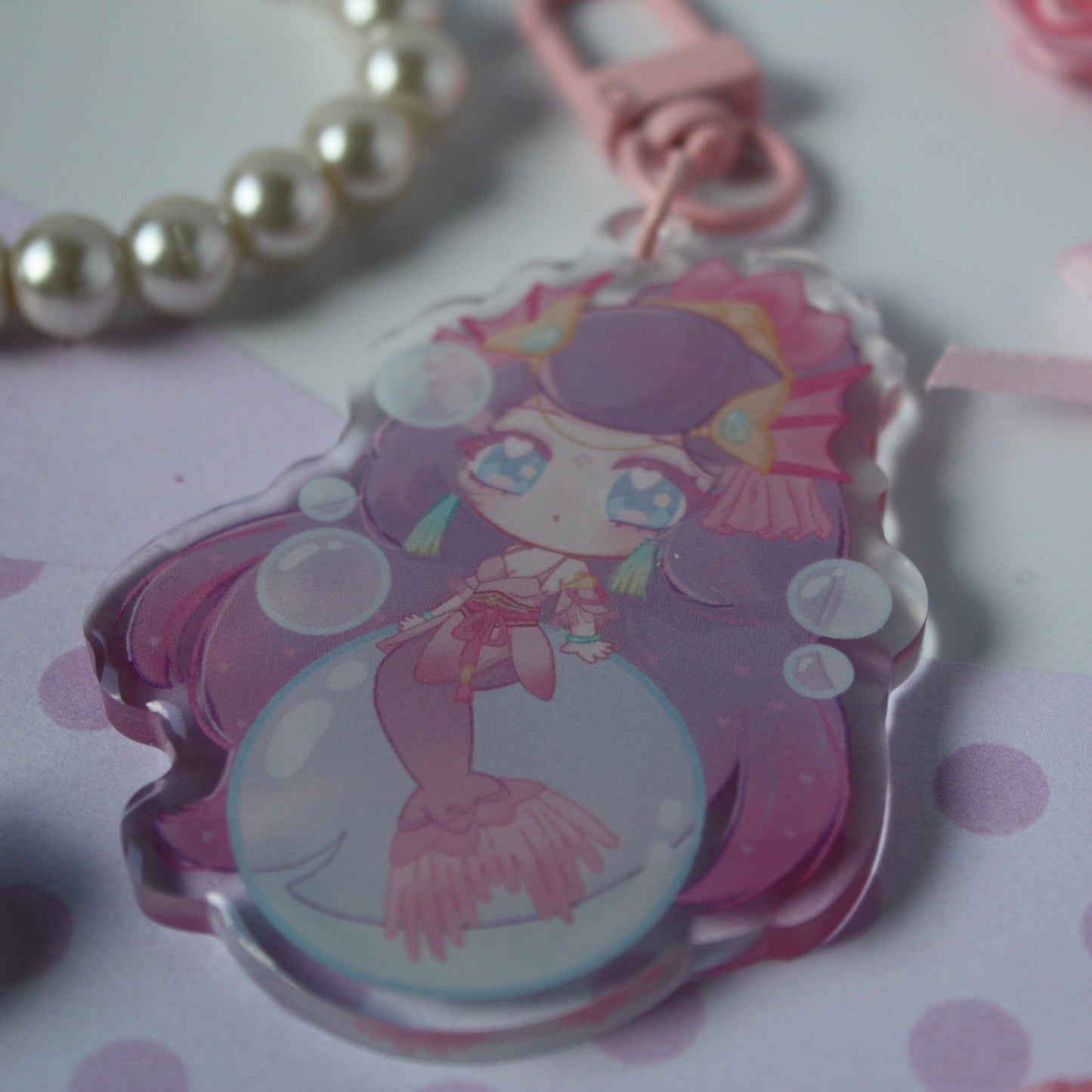 Splendid Staff Nami , League of Legends - Acrylic Keycharm