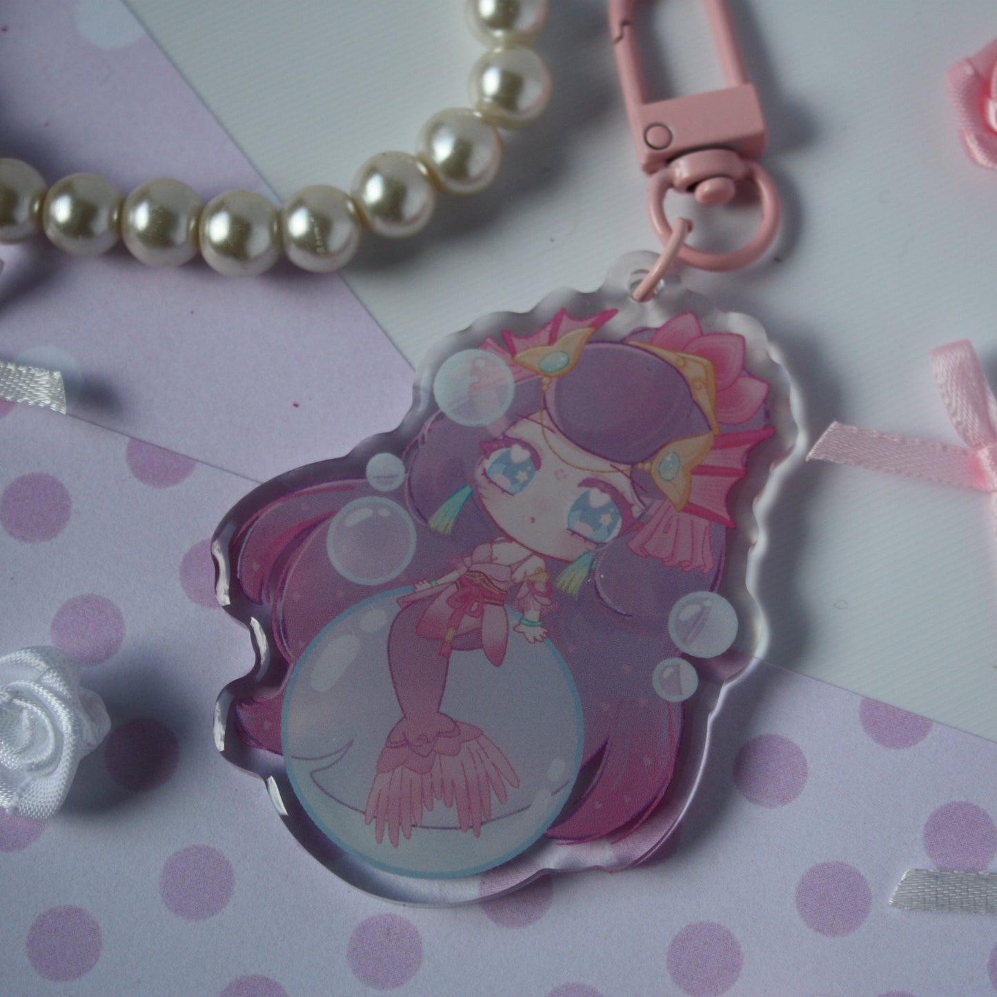 Splendid Staff Nami , League of Legends - Acrylic Keycharm