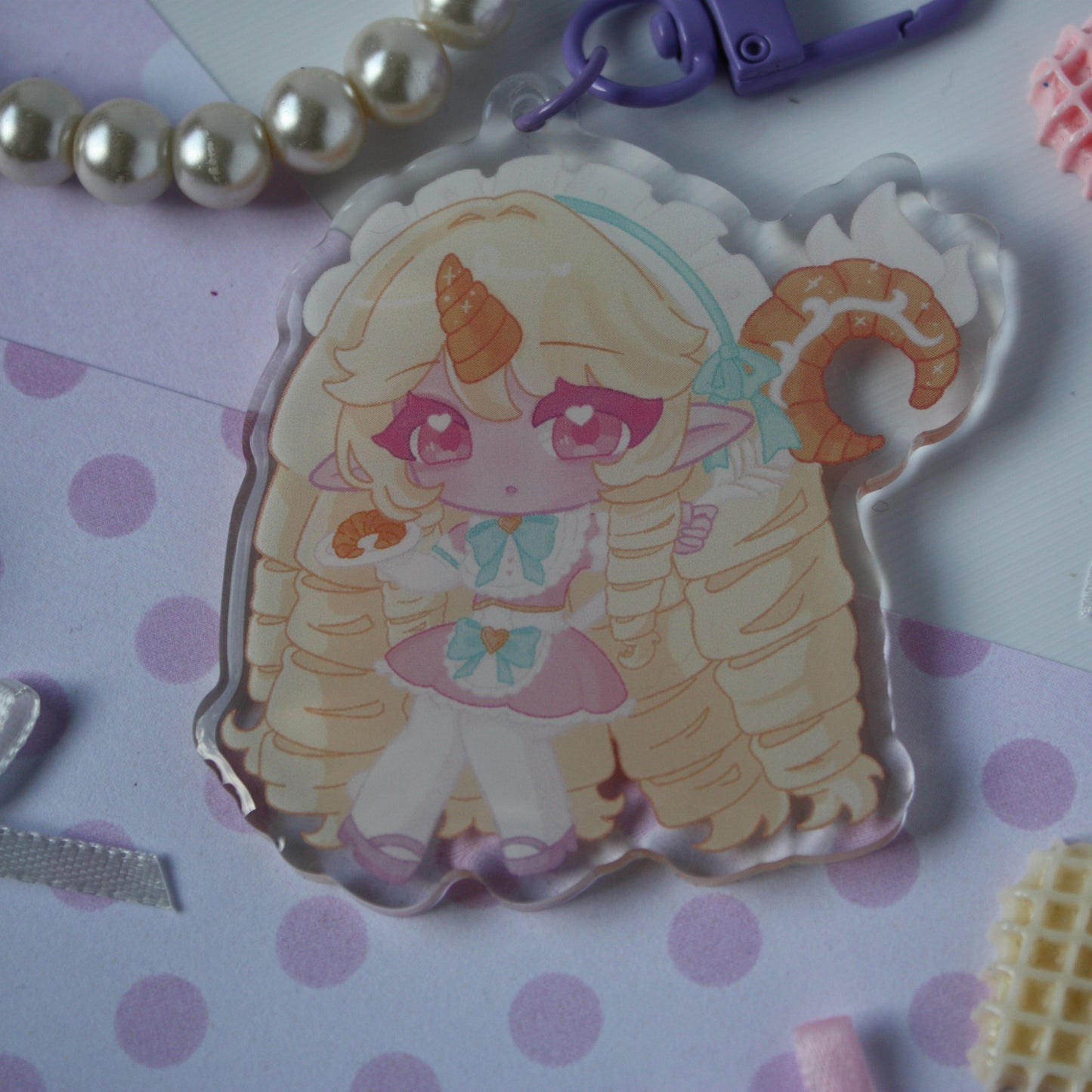 Cafe Cuties Jinx and Soraka , League of Legends - Acrylic Keycharms
