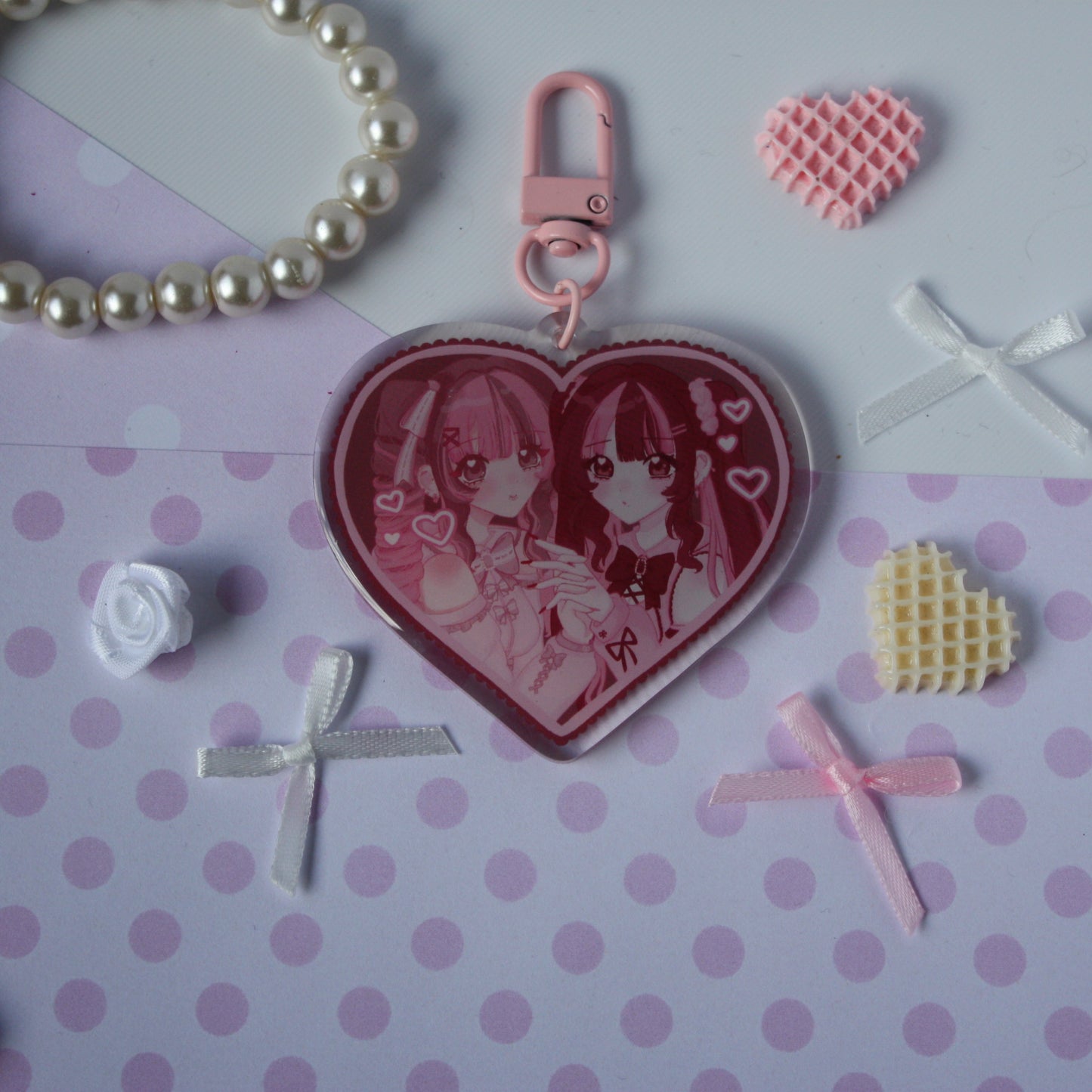 Jirai Kei x Ryousangata , J-Fashion OCs - Acrylic Keycharm