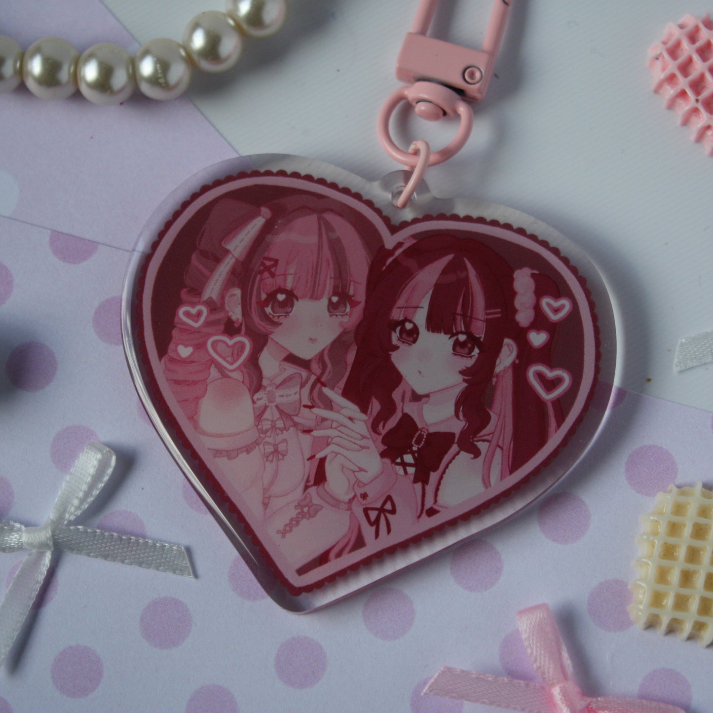 Jirai Kei x Ryousangata , J-Fashion OCs - Acrylic Keycharm
