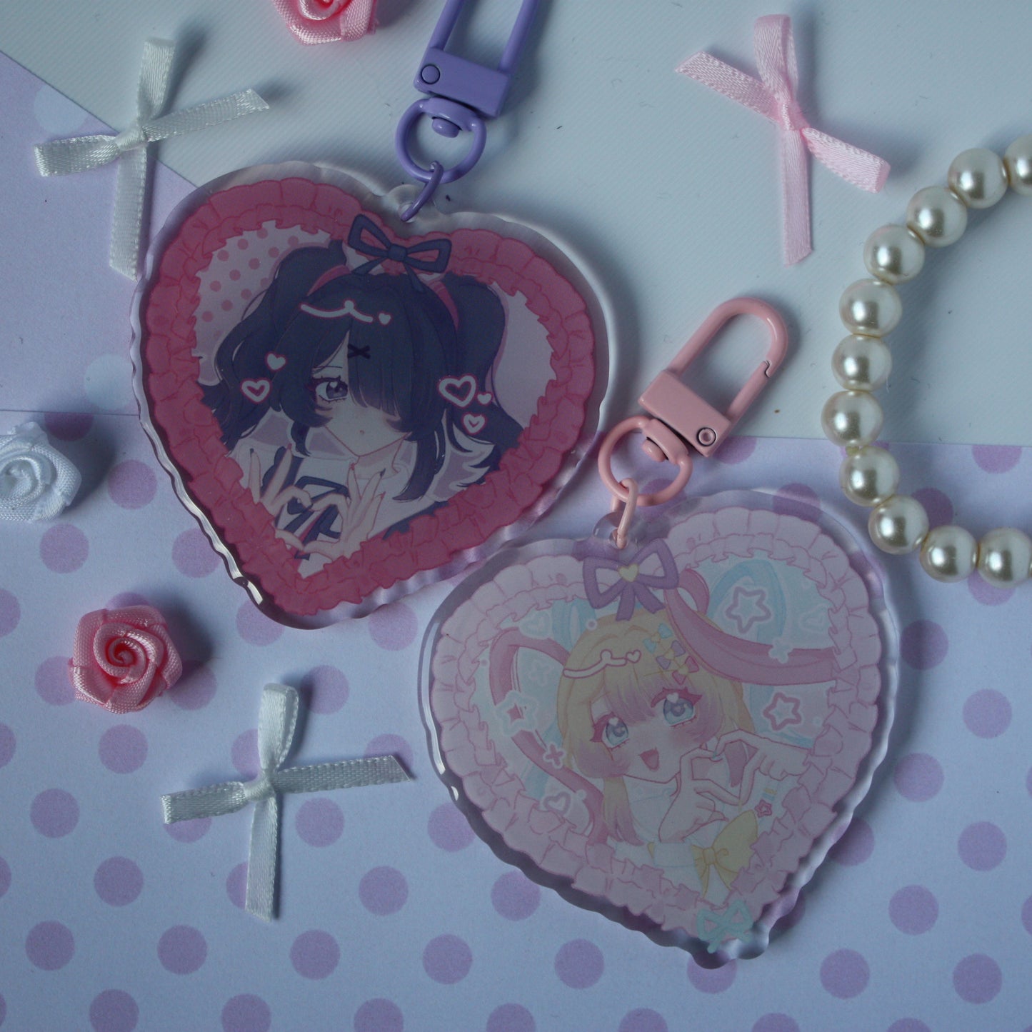 KAngel & Ame-Chan , Needy Streamer Overload - Acrylic Keycharms