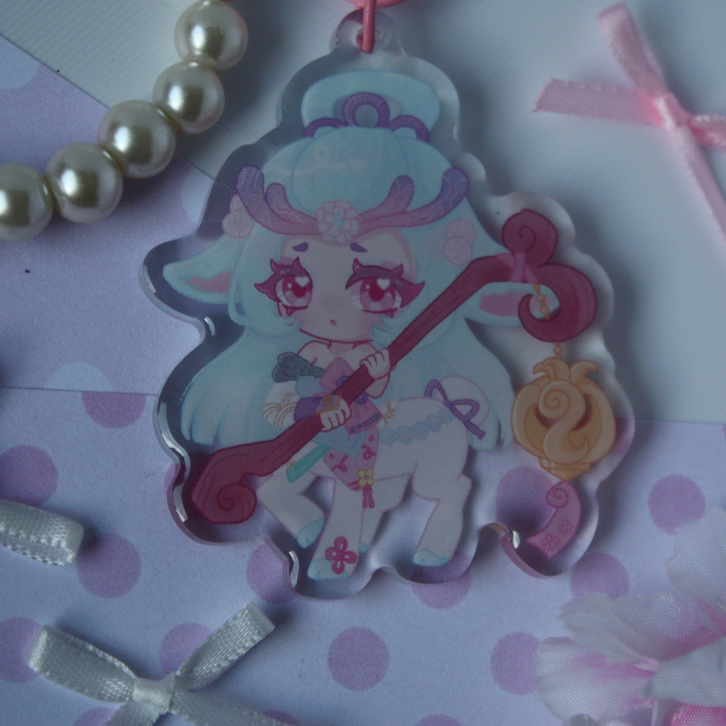 Spirit Blossom Ahri, Syndra, Lillia , League of Legends - Acrylic Keycharms
