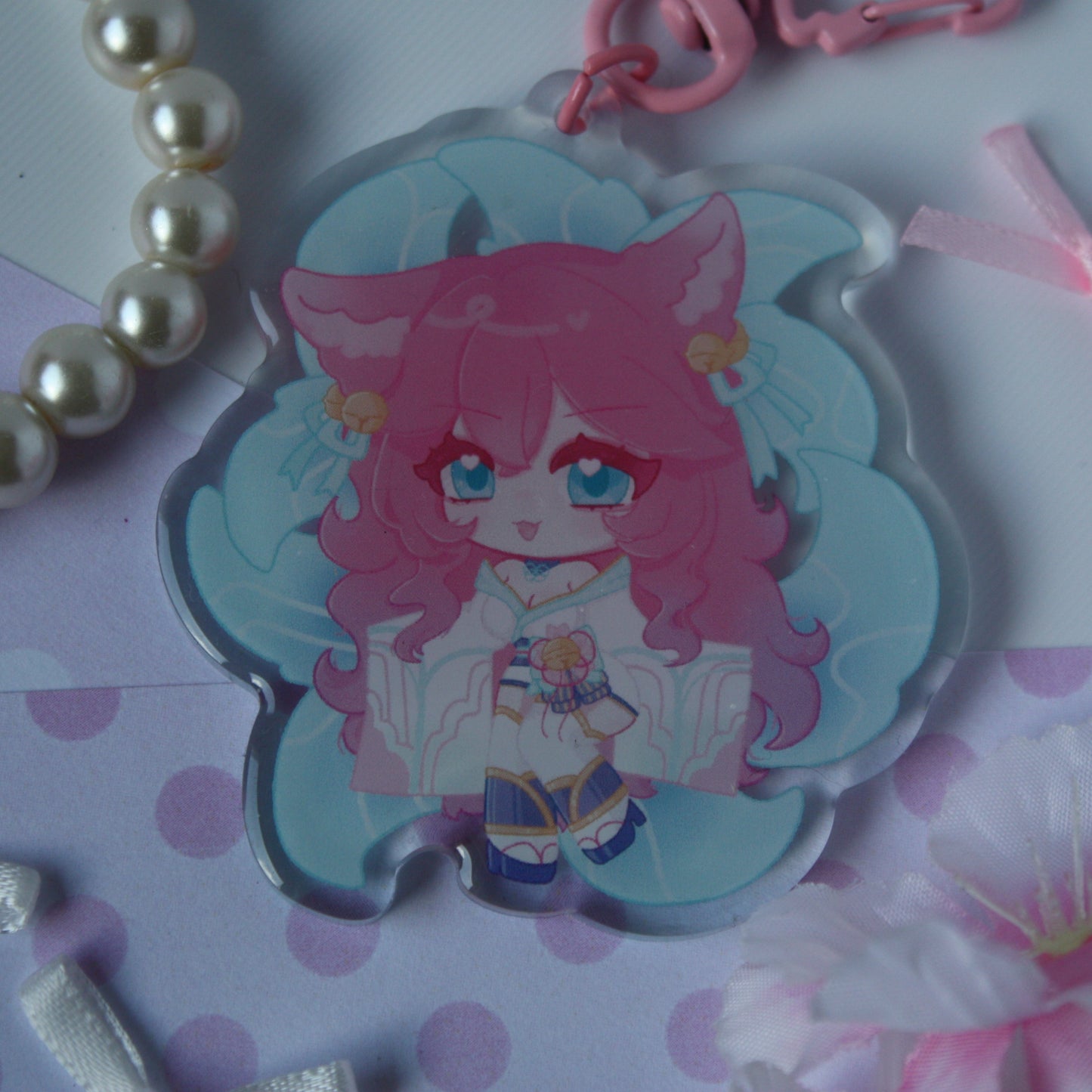 Spirit Blossom Ahri, Syndra, Lillia , League of Legends - Acrylic Keycharms