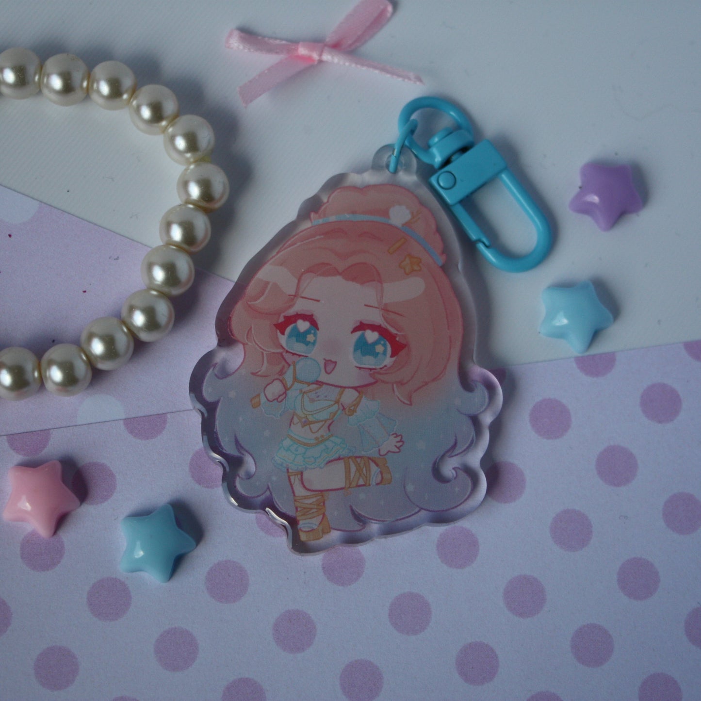 Ocean Song Seraphine , League of Legends - Acrylic Keycharm