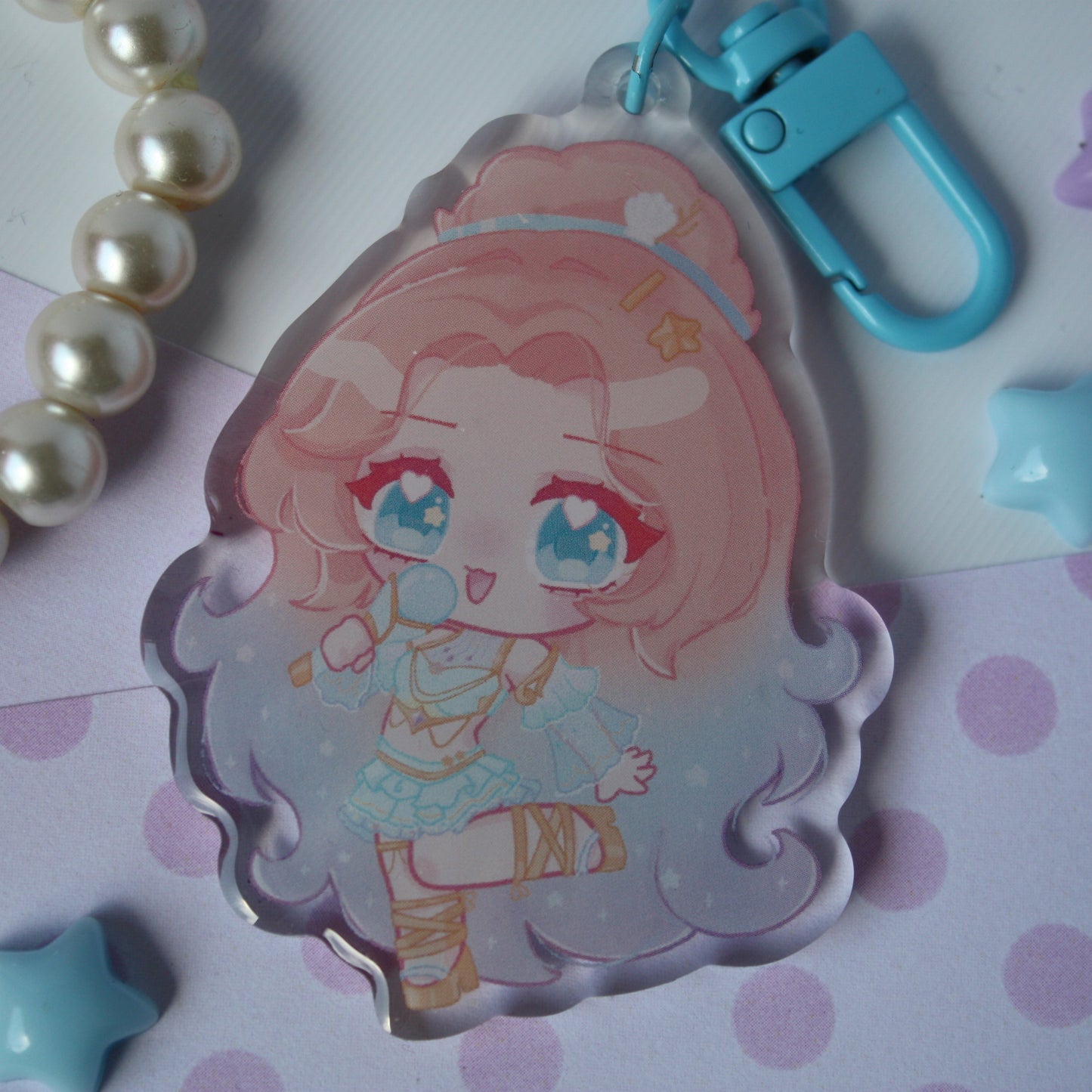Ocean Song Seraphine , League of Legends - Acrylic Keycharm