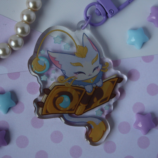 Yuumi The Magical Cat , League of Legends - Acrylic Keycharm