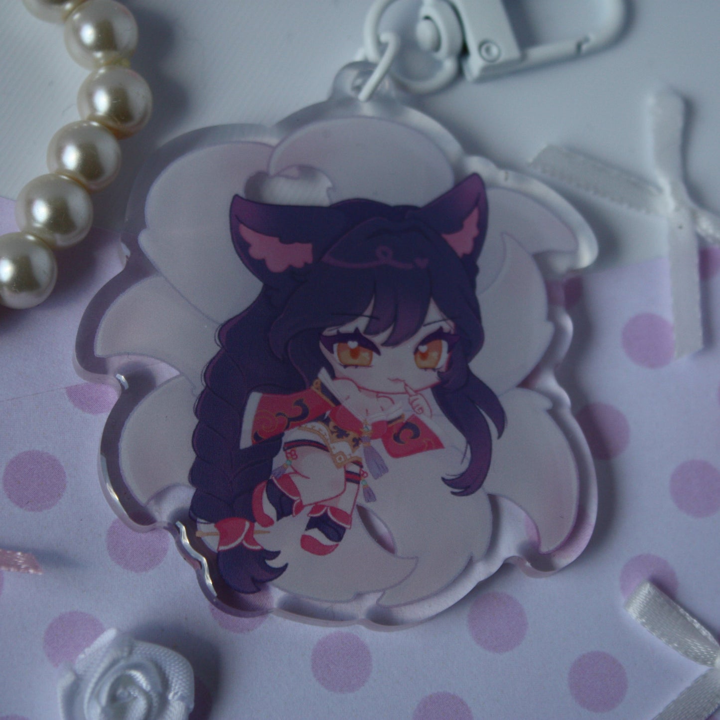 Ahri , League of Legends - Acrylic Keycharm