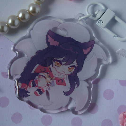 Ahri , League of Legends - Acrylic Keycharm