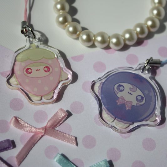 Berry Besties , Kawaii - Acrylic Phonecharms