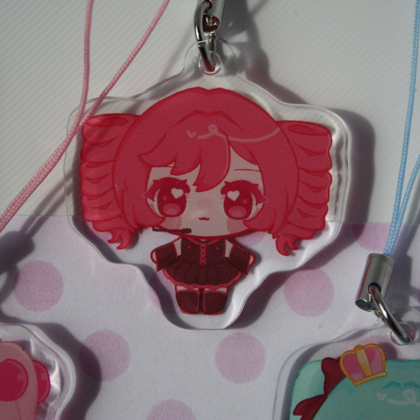 Hatsune Miku and Teto , Vocaloid UTAUloid - Acrylic Phonecharms